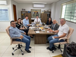 Reunião com o Diretor Regional SESC SENAC Sr. Leopoldo Jardim e seus assessores sede do SENAC